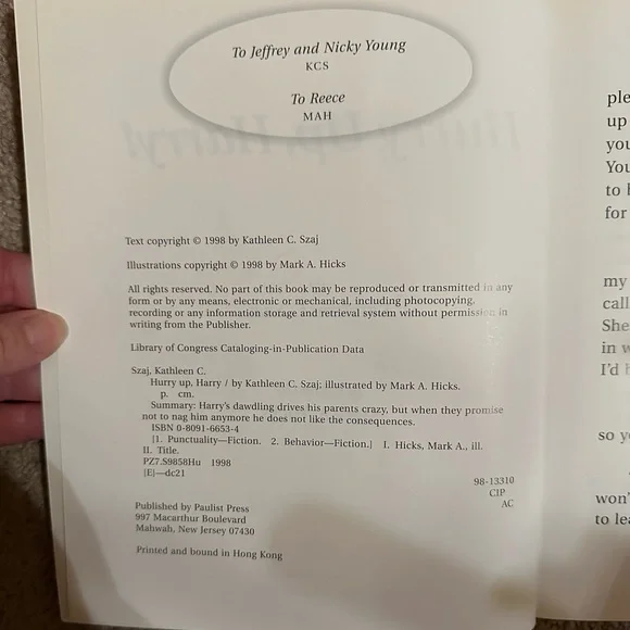 Hurry up, Harry! Children’s book! New! - Picture 2 of 9